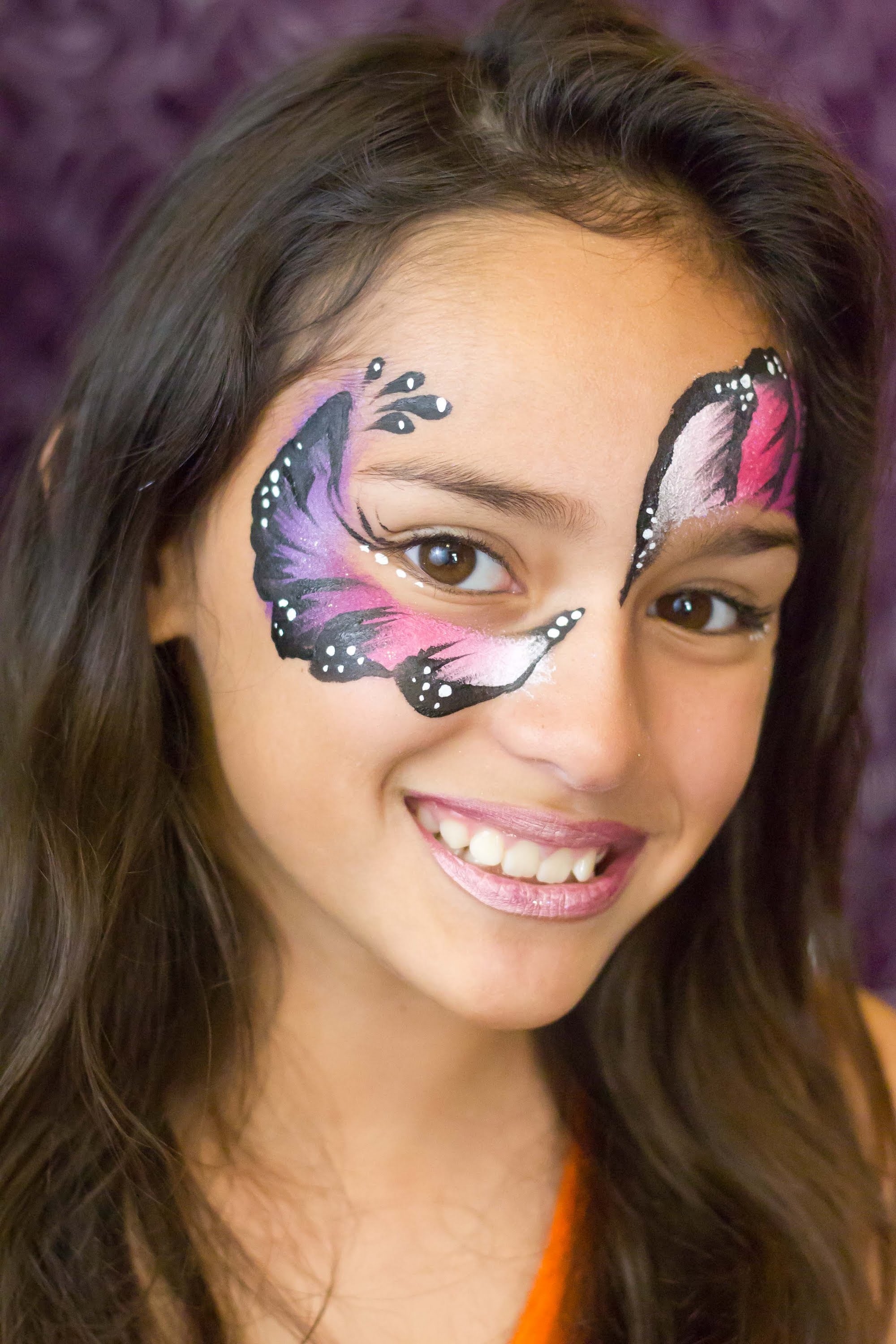 Girls Face Painting at PaintingValley.com | Explore collection of Girls ...