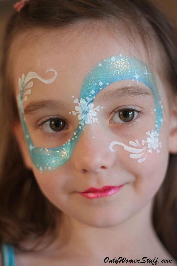 600x900 Easy Kids Face Painting Ideas Designs For Little Girls - Girls Face Painting