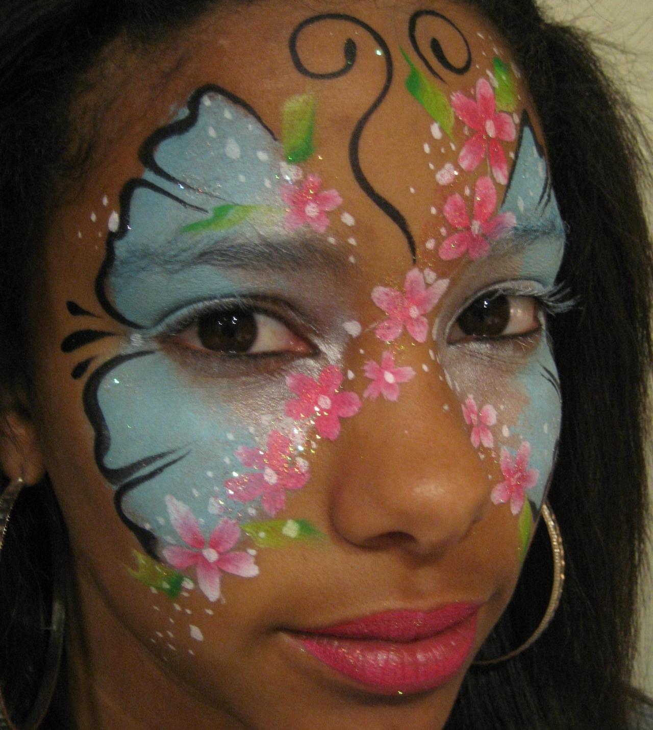 1280x1431 Fab Faces Face Painting - Girls Face Painting