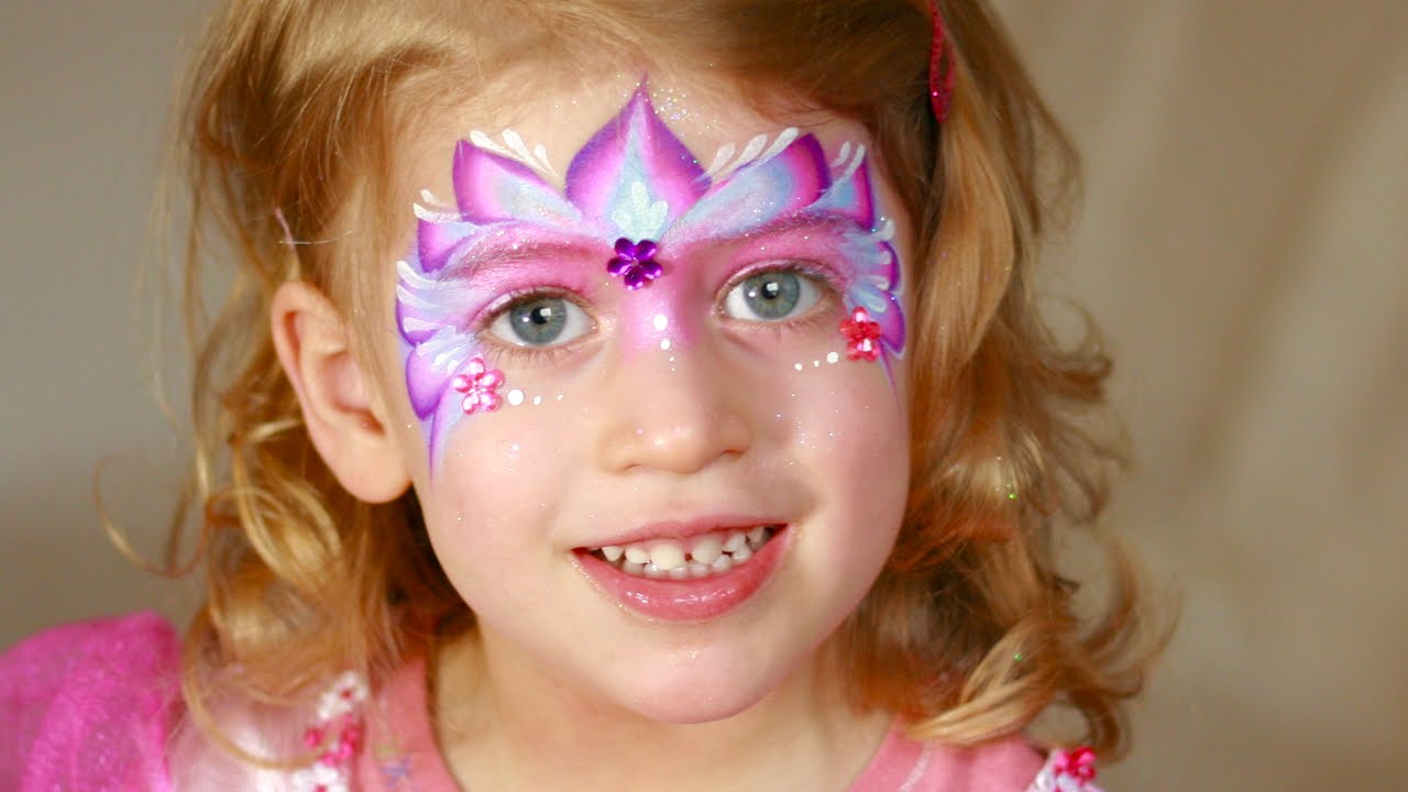 1280x720 Fairy Princess Face Painting And Makeup Tutorial - Girls Face Painting