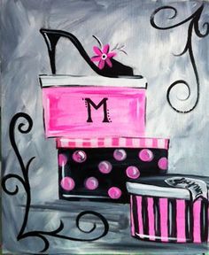 236x288 Easy Girly Paintings Canvas Tx - Girly Canvas Painting