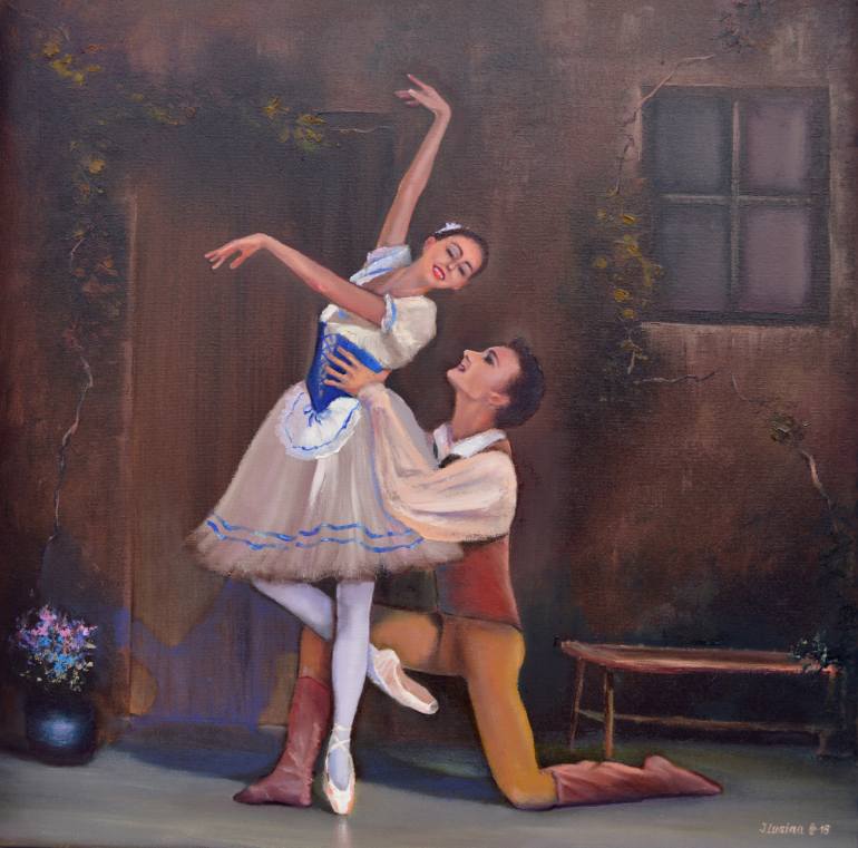 770x761 Saatchi Art Giselle Painting By Elena Lukina - Giselle Painting