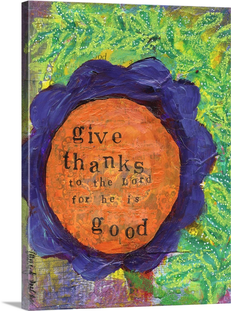 743x1000 Give Thanks To The Lord Wall Art, Canvas Prints, Framed Prints - Give Thanks Painting