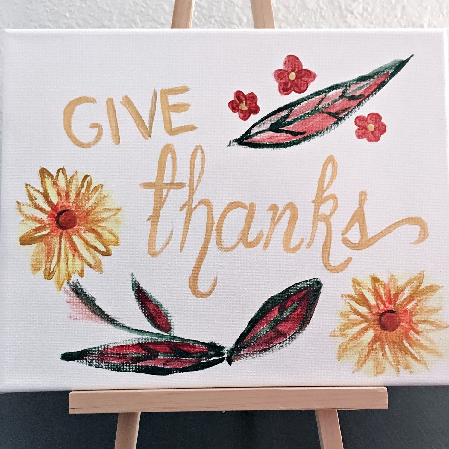 1500x1500 New Artwork Give Thanks Painting Acrylic On Canvas! Get It - Give Thanks Painting