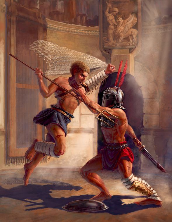 Gladiator Painting