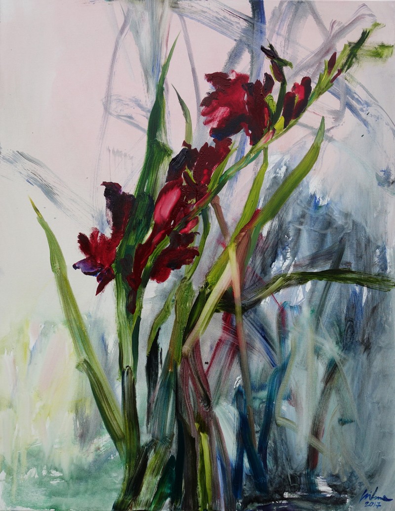 800x1034 Buy Gladiolus - Gladiolus Flower Painting