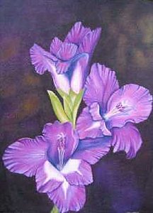 216x300 Gladiolus Paintings - Gladiolus Painting
