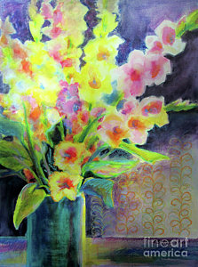 223x300 Gladiolus Paintings Fine Art America - Gladiolus Painting