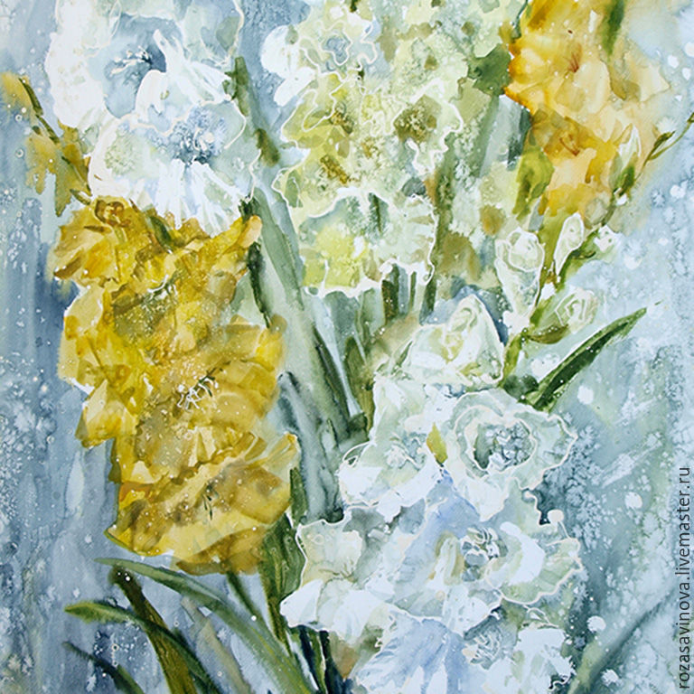 768x768 Gladiolus Shop Online On Livemaster With Shipping - Gladiolus Painting