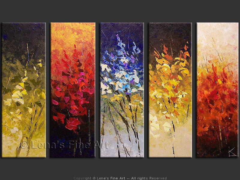 800x600 Gladiolus Art By Lena - Gladiolus Painting