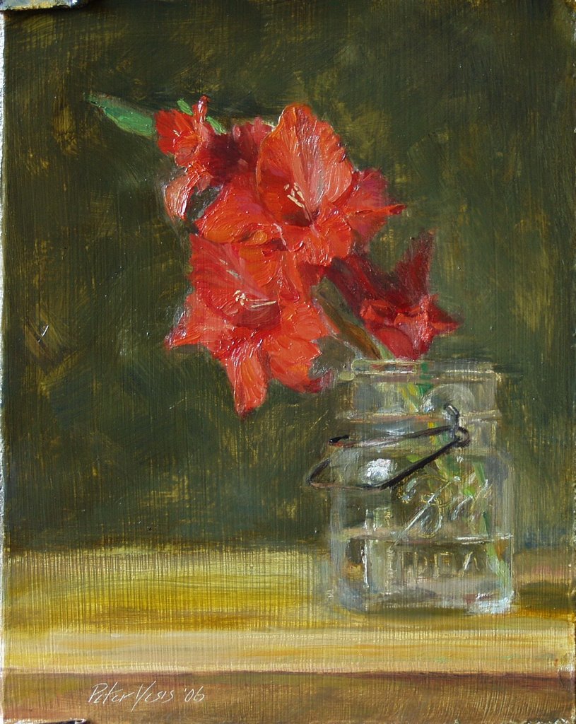 815x1024 Daily Painting Practice Painting Gladiolus - Gladiolus Painting