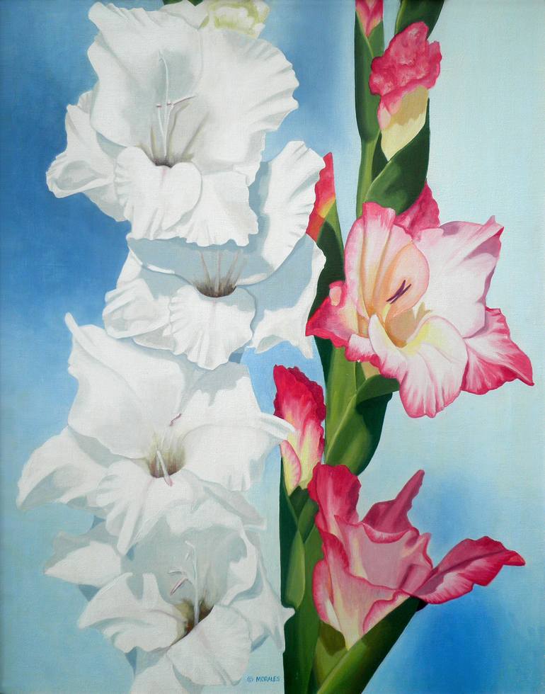 Gladiolus Painting at PaintingValley.com | Explore collection of ...