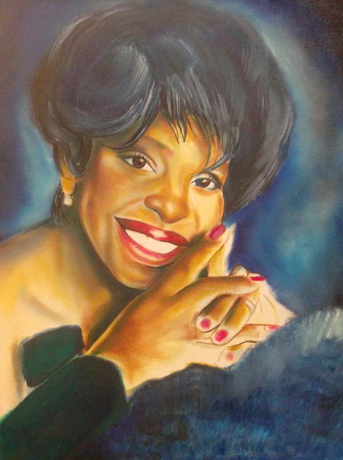 670x900 Gladys Knight Painting By James Thompson - Gladys Painting