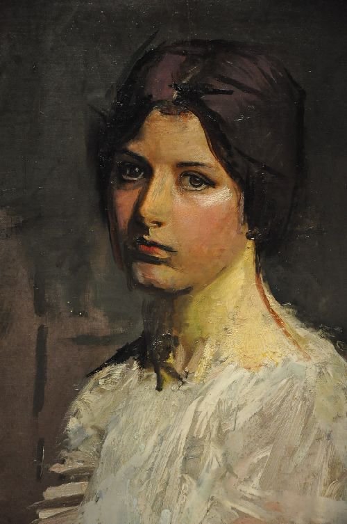 500x753 Gladys Painting Abbott Handerson Thayer Oil Paintings - Gladys Painting