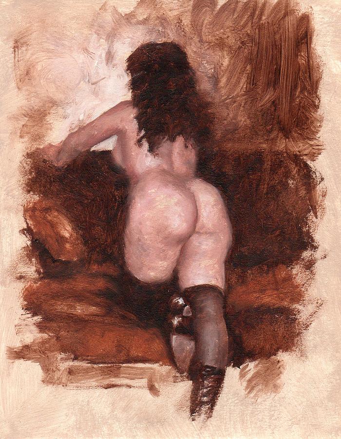 700x900 Vintage Glamour Painting By Tim Kelly - Glamour Painting