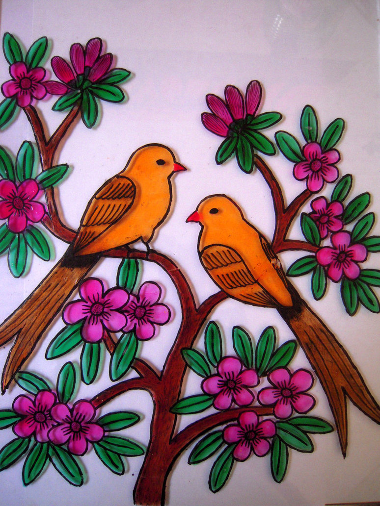 774x1032 Glass Painting By Dr Malar - Glass Painting