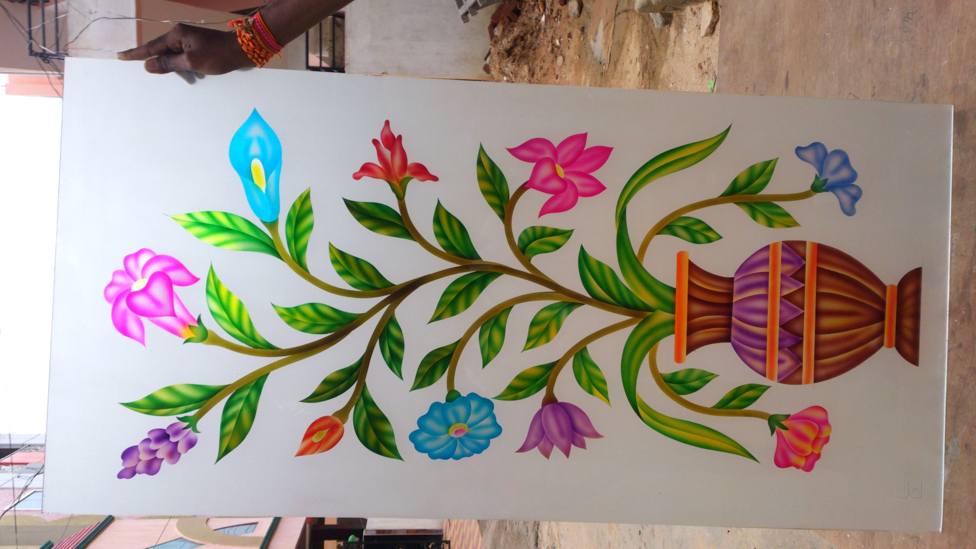 2000x1125 Karthik Glass Painting - Glass Painting