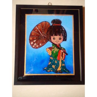 320x320 Buy Japanese Doll Glass Painting Online - Glass Painting