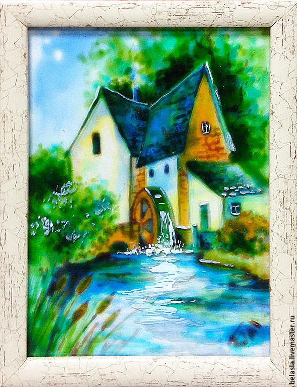 588x768 Fabulous Little Mill, Stained Glass Painting Shopline - Glass Painting