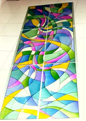 300x422 Justna Art Glass Paintings Are Unique And International Standard. - Glass Painting Art