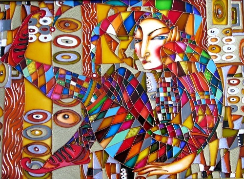 500x367 All Russia, Russian Culture - Glass Painting Art