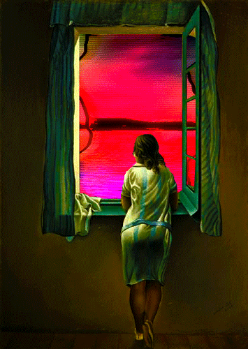 355x500 Error Art Artists On Tumblr Gif On Gifer - Glitch Art Painting