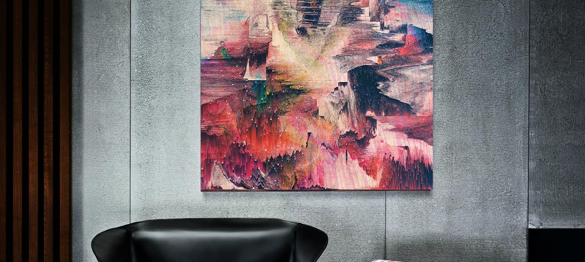 1200x538 Glitch Effect Art Prints Icanvas - Glitch Art Painting