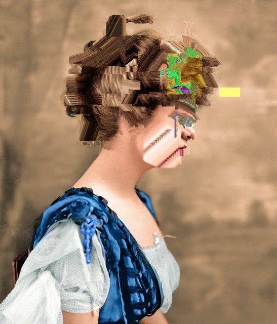 547x640 Touch.gl Makes Finger Painting Glitch Art - Glitch Art Painting