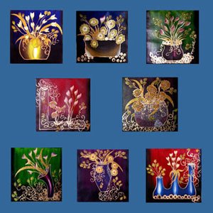 300x300 Glitter Painting Set - Glitter Painting