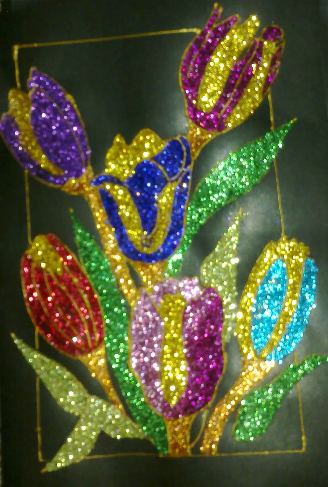 1077x1600 Glitter Painting Glitter Paintings For Sale - Glitter Painting