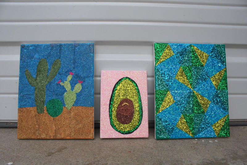 800x534 Glitter Painting In Austin - Glitter Painting