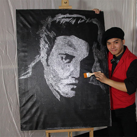 450x450 Hire Glitter Painter Malaysia Corporate Entertainment Malaysia - Glitter Painting