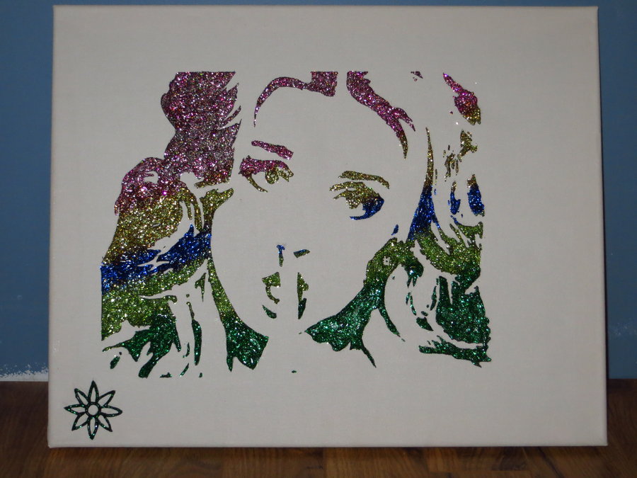 900x675 Perrie Edwards Little Mix Glitter Painting Wip 2 By Sphili - Glitter Painting