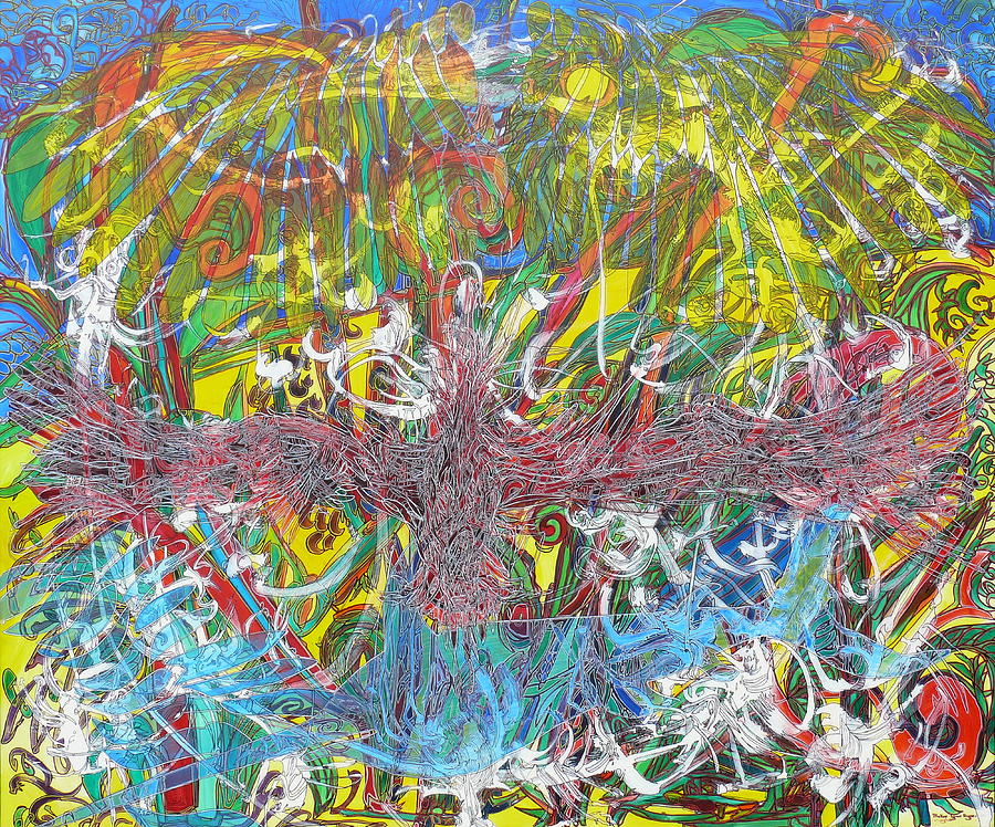 900x748 Marlin.global Warming Levels Painting By Igor Prokop - Global Painting