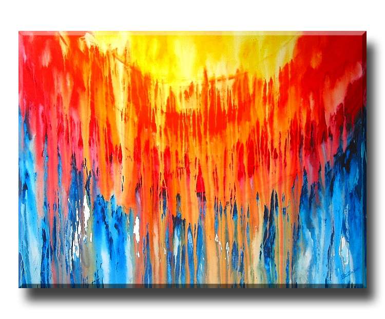 750x620 Global Warming Paintings Art By Artist Yin Lum - Global Warming Painting