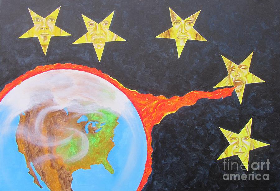 900x615 Global Warming Tour Aerosmith Painting By Jeepee Aero - Global Warming Painting