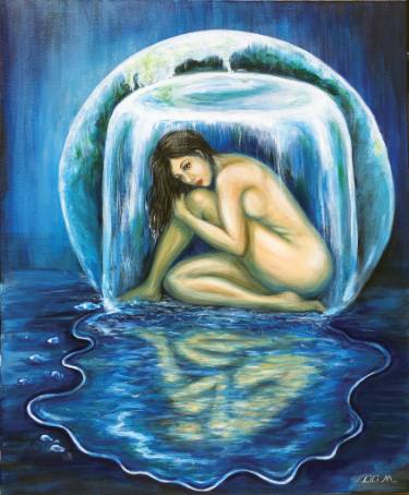 375x454 Saatchi Art Global Warming Painting By Lili Miura - Global Warming Painting