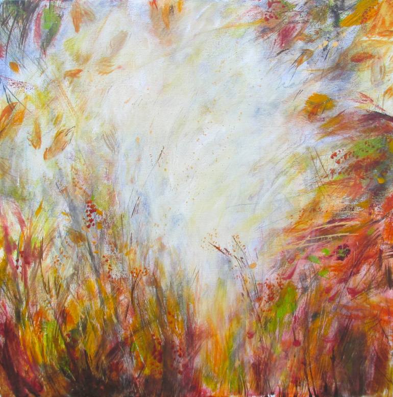 770x778 Saatchi Art Indian Summer Glow Painting By Laura Spring - Glow Art Painting