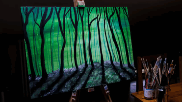 371x209 Glow In The Dark Painting Class - Glow In The Dark Painting