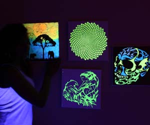 300x250 Glow In The Dark Paintings - Glow In The Dark Painting