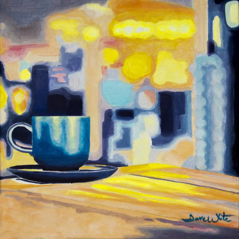 770x770 Saatchi Art Cozy Glow Painting By Dave White - Glow Painting