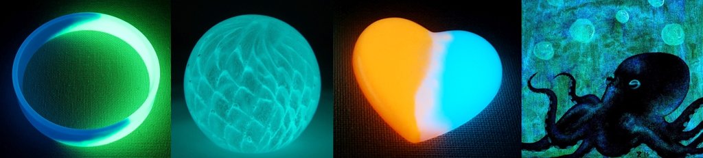 1024x231 Top Ten Tips For Painting With Glow In The Dark Paint Art - Glow Painting