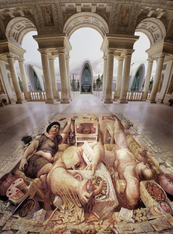 600x810 Gluttony Kurt Wenner Blog - Gluttony Painting