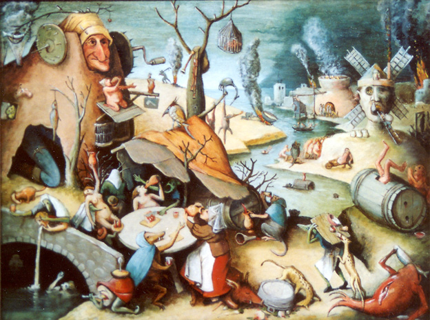 624x464 Gluttony - Gluttony Painting