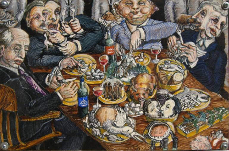 770x510 Saatchi Art Seven Sins - Gluttony Painting