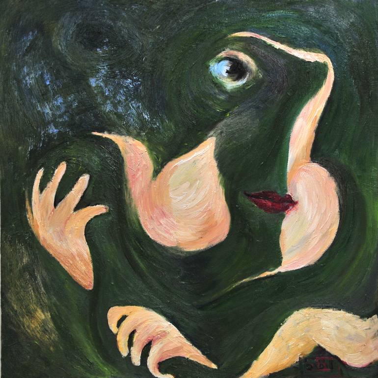 770x770 Saatchi Art Gluttony Painting By Vladimir Belyakovich - Gluttony Painting