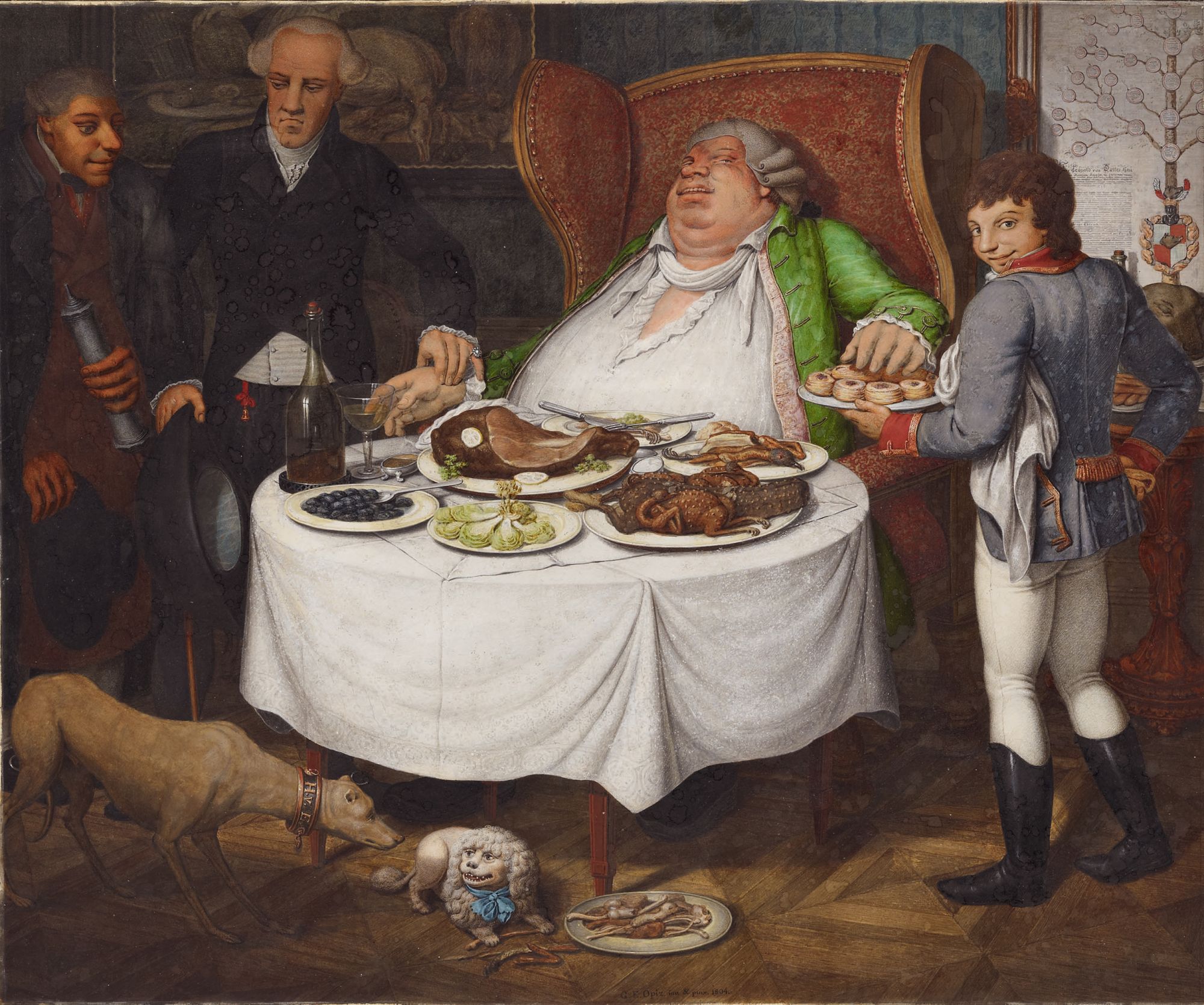 2000x1670 Filegeorg Emanuel Opiz Der 1804.jpg - Gluttony Painting