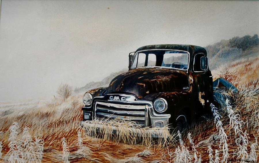 900x568 The Old Gmc Painting By Santo De Vita - Gmc Painting