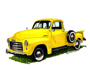 300x236 Classic Gmc Paintings Fine Art America - Gmc Painting