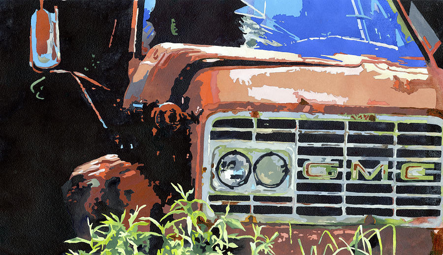 900x518 G M C Painting By Anne Abgott - Gmc Painting